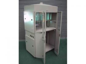 排気フード付きのＳＳ製実験装置のカバーフレーム